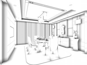 family - kitchen - restaurant 471 3D Model