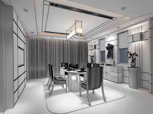 family - kitchen - restaurant 471 3D Model