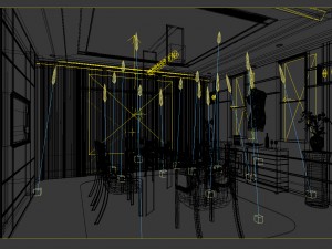 family - kitchen - restaurant 471 3D Model