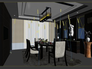 family - kitchen - restaurant 471 3D Model