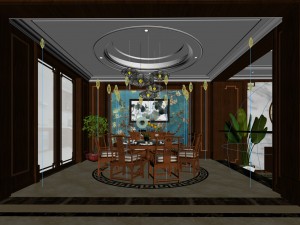 family - kitchen - restaurant 472 Modello 3D
