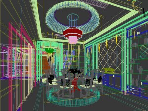 family - kitchen - restaurant 476 3Dモデル