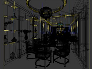 family - kitchen - restaurant 477 Modelo 3D