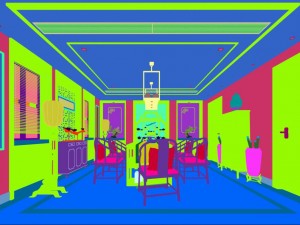 family - kitchen - restaurant 482 3D Модель