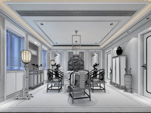 family - kitchen - restaurant 482 3D Модель