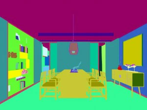 family - kitchen - restaurant 483 3D Model