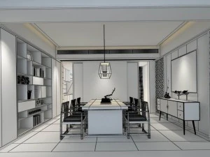 family - kitchen - restaurant 483 3D Model