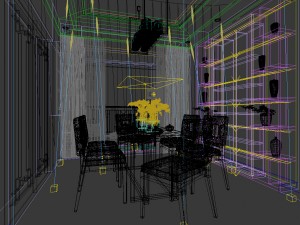 family - kitchen - restaurant 485 3D Model