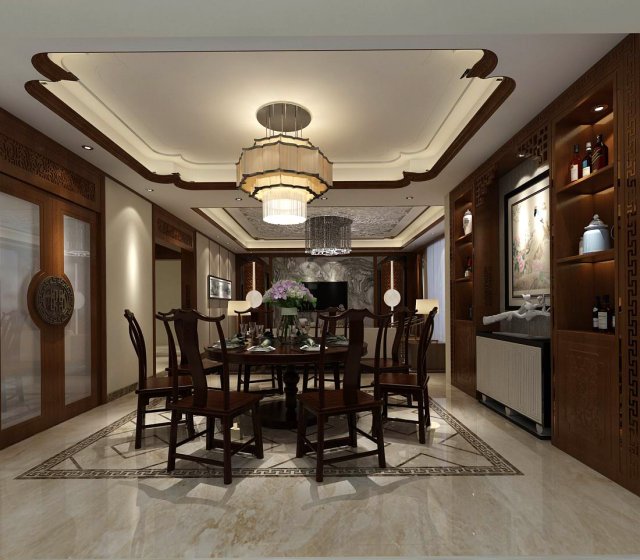family - kitchen - restaurant 487 3D Модель .c4d .max .obj .3ds .fbx .stl .blend 