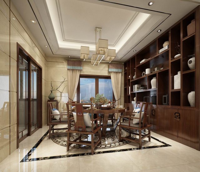 family - kitchen - restaurant 490 Modello 3D .c4d .max .obj .3ds .fbx .stl .blend 