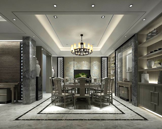 family - kitchen - restaurant 497 3D Model .c4d .max .obj .3ds .fbx .stl .blend 