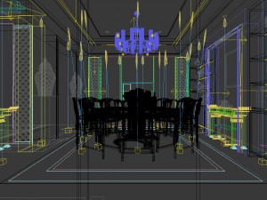 family - kitchen - restaurant 497 3D Model
