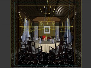 family - kitchen - restaurant 498 Modelo 3D