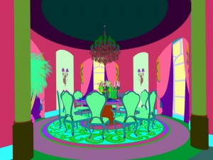 family - kitchen - restaurant 501 Modèle 3D