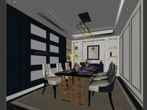 family - kitchen - restaurant 502 3D मॉडल