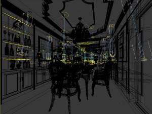 family - kitchen - restaurant 503 3Dモデル