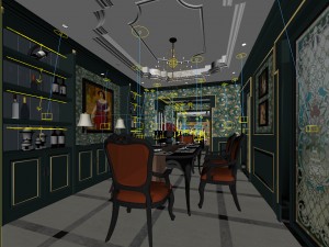 family - kitchen - restaurant 503 3Dモデル