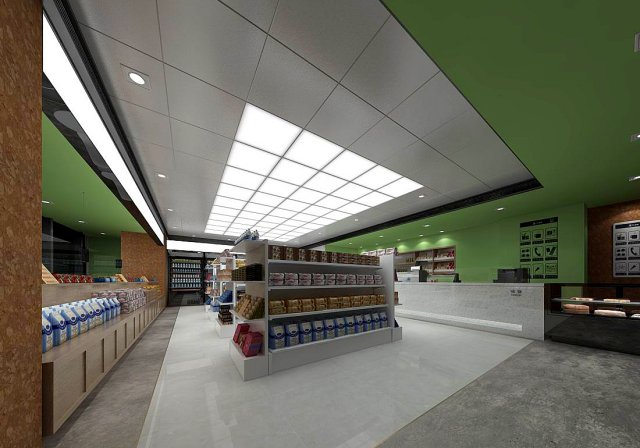 supermarket 093 3D 모델 .c4d .max .obj .3ds .fbx .stl .blend