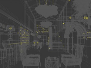 cinema - cafe 03 3Dモデル