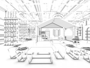 children clothing - articles store 01 3D Model