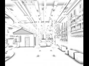 children clothing - articles store 01 3D Model