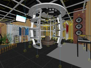 children clothing - articles store 01 3D Model