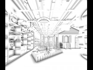 children clothing - supplies mall 04 Modèle 3D