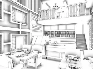 pink - bakery 65 3D Model