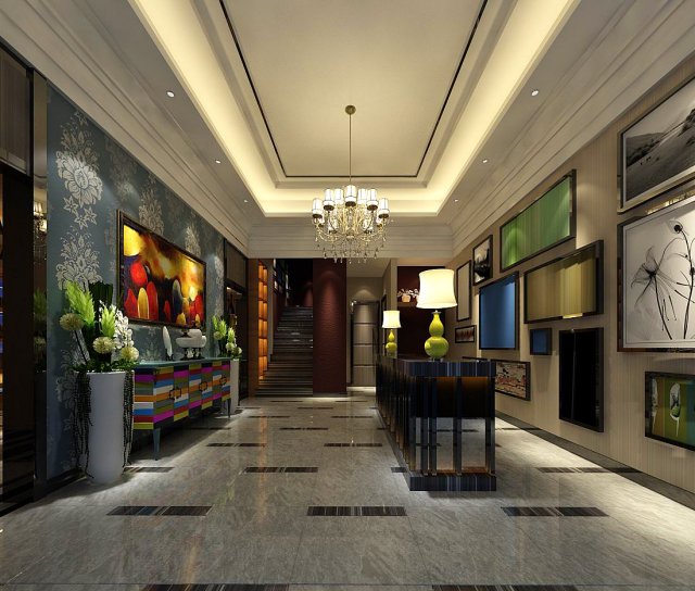 antique sale showroom 3D Model .c4d .max .obj .3ds .fbx .stl .blend