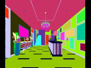 antique sale showroom 3D Model