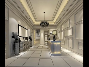 antique sale showroom 03 3D Model
