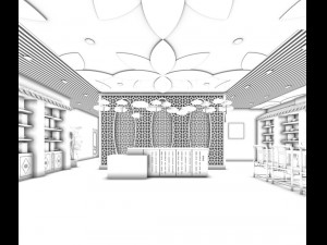 antique sale showroom 25 Modelo 3D