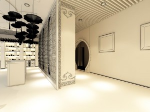 antique sale showroom 25 Modelo 3D