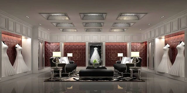 wedding dressing area 11 3D Model .c4d .max .obj .3ds .fbx .stl .blend 