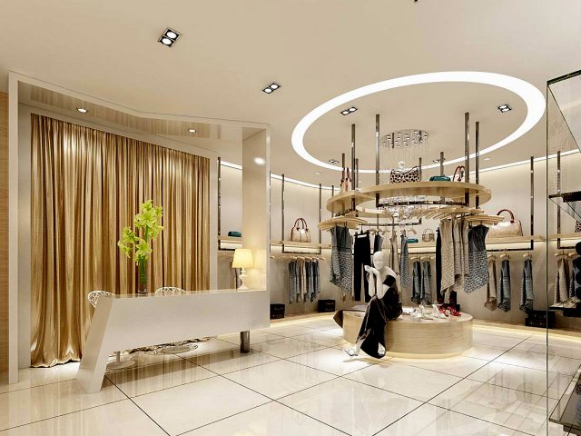 retail - fashion store 31 3D Model .c4d .max .obj .3ds .fbx .stl .blend 