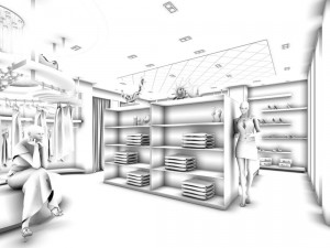 retail - fashion store 31 3D Model