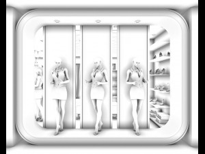 retail - fashion store 31 3D Model