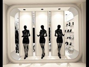 retail - fashion store 31 3D Model
