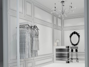 retail - fashion store 32 3D Model