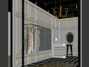 retail - fashion store 32 3D Model