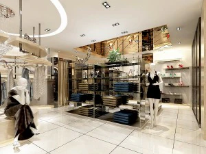 winkelcentrum - kledingwinkel 04 3D Model