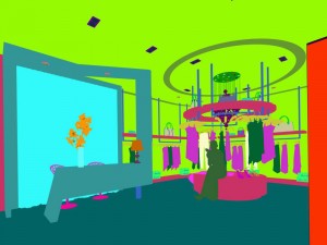 shopping mall - apparel store 04 3D Model
