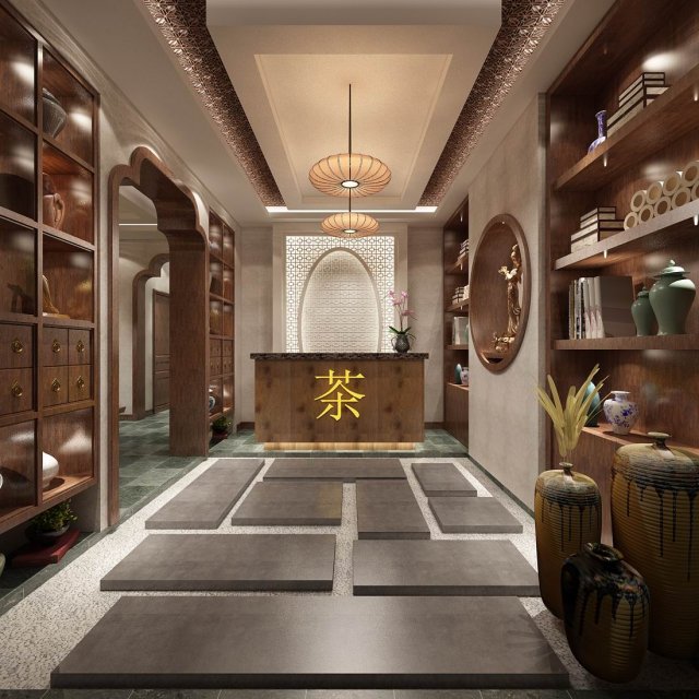 shopping mall store-9446 3D मॉडल .c4d .max .obj .3ds .fbx .stl .blend 