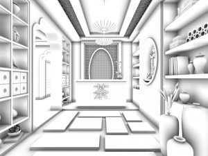 shopping mall store-9446 3D मॉडल