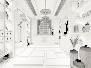 shopping mall store-9446 3D मॉडल