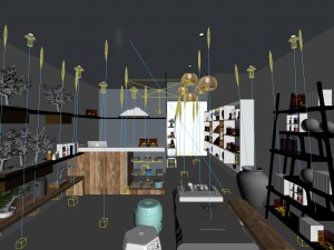 shopping malls - shops - tea shops 321 3D 모델