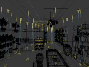 shopping malls - shops - tea shops 321 3D 모델