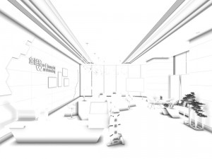 shopping mall - movie theater 06 3D Model