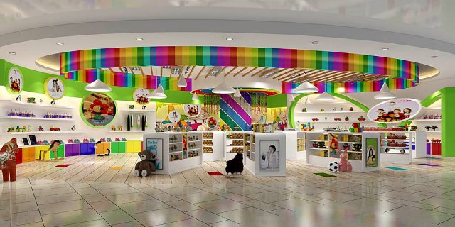 shopping malls - shop - children toys 36 3D Model .c4d .max .obj .3ds .fbx .stl .blend 