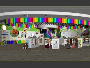 shopping malls - shop - children toys 36 3D Model